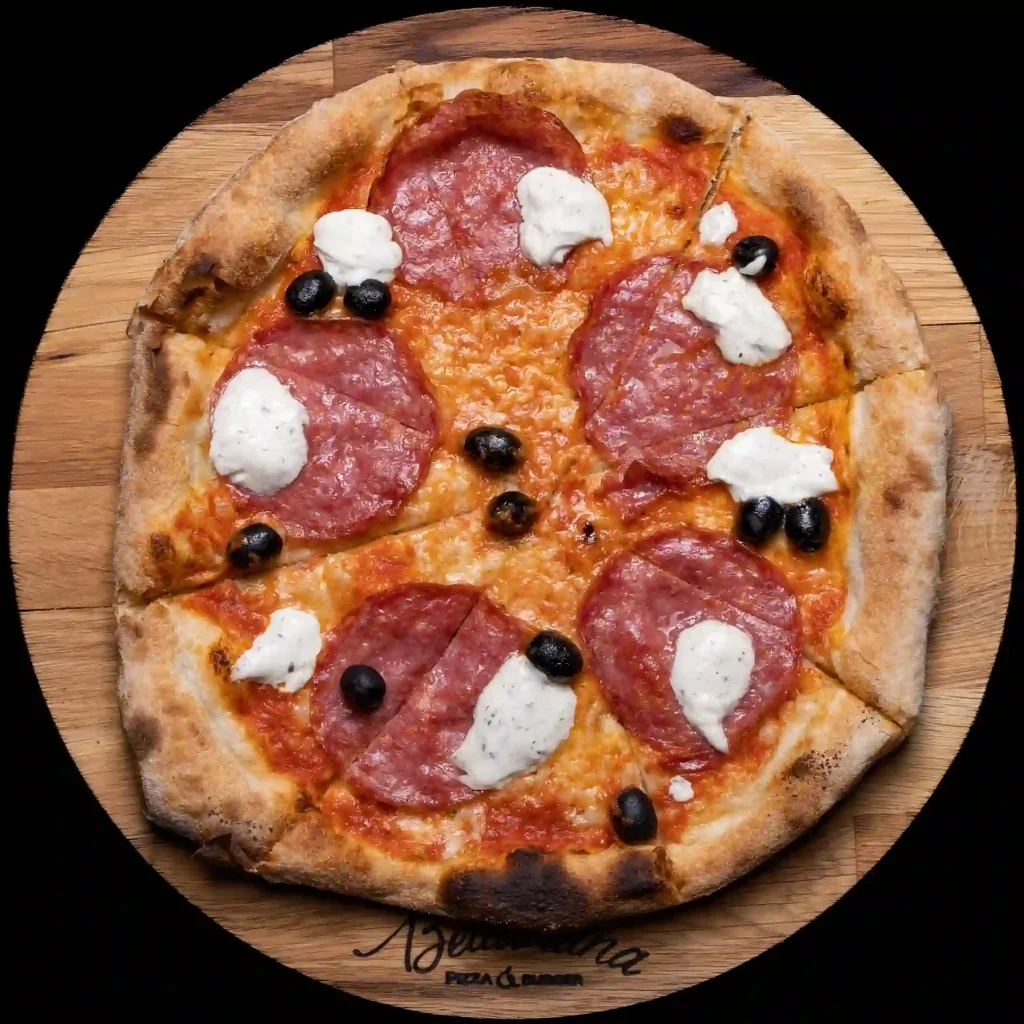 pizza włoska z salami rzeszów